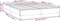 vidaXL - Bedframe - kunstleer - bruin - 140x200 - cm