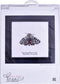 Thea Gouverneur - Borduurpakket met telpatroon - 569 - Voorgesorteerde DMC Garens - Beervlinder - Linnen - 21 cm x 21 cm - DIY Kit