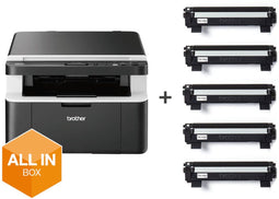 Brother DCP-1612W - Draadloze All-In-One Laserprinter - Printen Scannen Kopiëren - Zwart