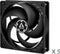 ARCTIC P12 PWM PST - Case Fan - 12 cm - Zwart (5 stuks)