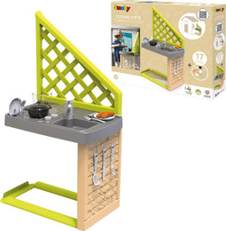 Smoby Zomer keuken - Speelhuis - Inclusief 17 accessoires - Groen (2 stuks)