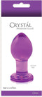 Ns Novelties-Crystal Medium Purple-Plug