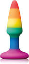 NS Novelties - Pleasure Plug Rainbow Mini - Anal Toys Buttplugs Meerkleurig