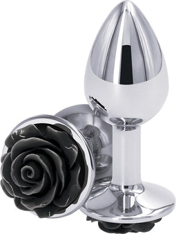 NS Novelties - Rose Buttplug Small - Anal Toys Buttplugs Zwart