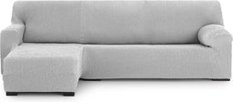Hoes voor chaise longue met korte armleuning links Eysa THOR Grijs 110 x 110 x 310 cm