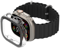 Belkin TemperedCurve 2-in-1 - Screenprotector en Bumper - Gehard glas en schokabsorberend - Apple Watch Ultra/Ultra 2