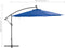 vidaXL - Zweefparasol - met - aluminium - paal - 350 - cm - blauw