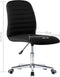 vidaXL - Eetkamerstoelen - 2 - st - stof - zwart