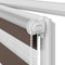 vidaXL - Duo - Rolgordijn - 40x100cm - Koffiebruin