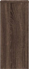 vidaXL - Plantenstandaards - 2 - st - 30x30x70 - cm - bewerkt - hout - bruin - eiken