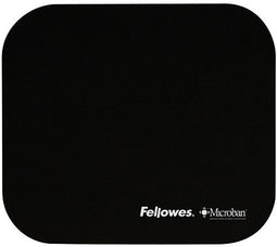 Fellowes Microban - Muismat - Rubber - 226mm x 192mm x 3mm - Zwart
