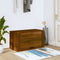 vidaXL - Wandschoenenkast - 70x35x38 - cm - massief - grenenhout - bruineiken