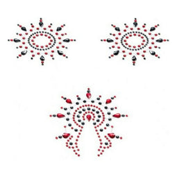 Gloria Set Zwart & Rood Mystim (3 pcs)