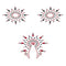 Gloria Set Zwart & Rood Mystim (3 pcs)