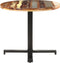 vidaXL - Bistrotafel - rond - Ø - 80x75 - cm - massief - gerecycled - hout