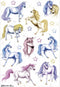Huismerk Herma 3307 Etiket Getekende Paarden