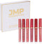 JMP Cosmetics® Matte Liquid Lipstick Set - 6 Kleuren - Vegan - Waterproof - Dark Nude
