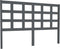 vidaXL - Hoofdbord - 145,5x4x100 - cm - massief - grenenhout - grijs