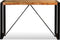 vidaXL - Eettafel - 120 - cm - massief - gerecycled - hout