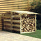 vidaXL - Pergola - met - dak - 100x90x100 - cm - geïmpregneerd - grenenhout