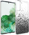 iMoshion Hoesje Geschikt voor Samsung Galaxy S21 Plus Hoesje Siliconen - iMoshion Design hoesje - Zwart / Transparant / Splatter Black