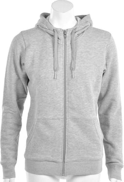 Reebok Core Full Zip Hoody SL - Sporttrui - Dames - Maat XS - Medium Grijs