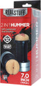 Dream Toys Masturbator Love Toy REALSTUFF 2 IN 1 HUMMER - ANUS & VAGINA Beige