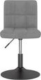 vidaXL - Eetkamerstoelen - draaibaar - 2 - st - fluweel - lichtgrijs