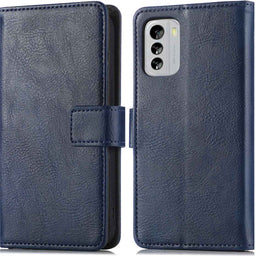 iMoshion Hoesje Geschikt voor Nokia G60 Hoesje - iMoshion Luxe Bookcase - Donkerblauw