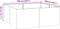 vidaXL - Plantenbak - 100x100x40 - cm - staal - zwart