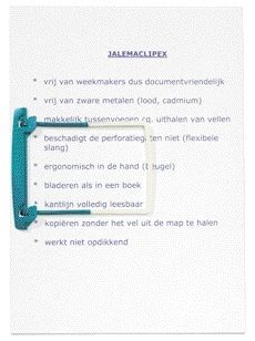 Jalema - Bundelmechaniek djois jalemaclipex petrol 100st
