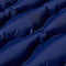 vidaXL - Kampeermatras - met - kussen - zelfopblazend - 1-persoons - marineblauw