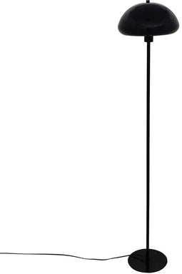 Atmosphera Savio Paddenstoel Vloerlamp - Ø28xH140cm - Zwart