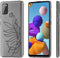 iMoshion Hoesje Geschikt voor Samsung Galaxy A21s Hoesje Siliconen - iMoshion Design hoesje - Transparant / Bladeren design