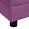 vidaXL - Hondenbank - met - kussen - 83x44x44 - cm - pluche - bordeauxrood