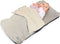 Deryan AirTraveller - Vliegtuigbedje met reiskussen - Compact en lichtgewicht - Cream