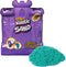 Kinetic Sand - Zandkasteel Speelkoffertje met 453 g blauwgroen origineel kinetisch zand - multifunctioneel speelvak en opbergbak - Sensorisch speelgoed