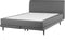 MADAME - Boxspring - Grijs - 160 x 200 cm - Polyester