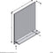 FMD Wandspiegel met schap 54,5x13,5x67,5 cm artisan eiken