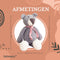 Bebemoss Atty de Beer - Knuffeldier - Knuffels - Handgemaakt Speelgoed - Biologisch Katoen - Babygift - Teddybeer - Grijs