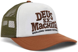 Deus Guesswork Brown Trucker Cap
