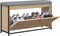 vidaXL - Schoenenbankje - met - klaplade - 102x32x56 - cm - sonoma - eikenkleurig