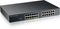 ZyXEL GS1915-24EP - Managed Switch - 24x 1Gbps Ethernet - 12x PoE+ (802.3at) - PoE-budget 130W