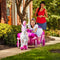 Huffy Princess Koets 17335W - 6V Prinsessenkoets - Interactief Paard - Roze