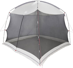 vidaXL - Camping - Muggennet - met - Deur - - - Grijs - - - 6-Persoons - - - Waterdicht