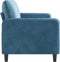 vidaXL - Driezitsbank - 180 - cm - fluweel - blauw