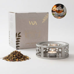 Vaja® Warmhoudplaat met Waxinelichtje voor Theepot - Warmhouder met Kaars - Theelichthouder - Thee
