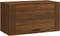 vidaXL - Wandschoenenkast - 70x35x38 - cm - massief - grenenhout - bruineiken