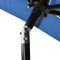 vidaXL - Parasol - 3-laags - met - aluminium - paal - 2x2 - m - azuurblauw
