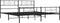 vidaXL - Bedframe - met - voetbord - zonder - matras - metaal - zwart - 180x200 - cm